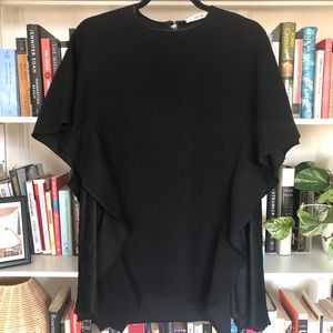 Black Adeam Oversized Blouse - Sized Small